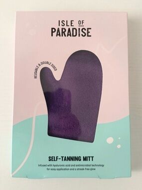 NWT Isle of Paradise Self-Tan Mitt - Hyaluronic Acid Infused